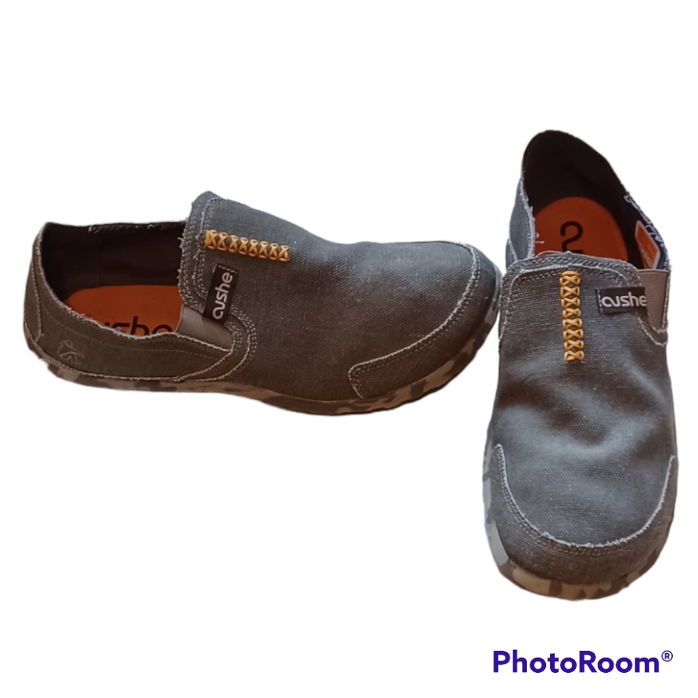 Cushe Surf Slipper men's 10 grey canvas
